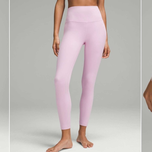 Lululemon Align High-Rise Pant Leggings 25” VitaPink - Repaired Inner Seam - Picture 1 of 16